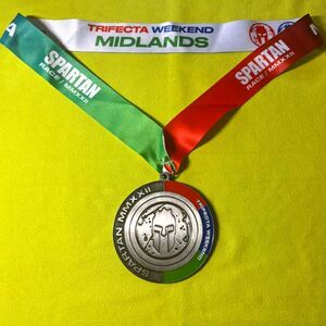 2022 Spartan Midlands England Trifecta Weekend Medal